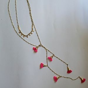 Retired Eden Tassel Pink Lariat